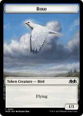 Bird // Food (0011) Double-Sided Token [Wilds of Eldraine Tokens] | Gate City Games LLC