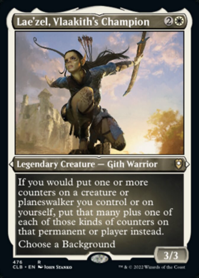 Lae'zel, Vlaakith's Champion (Foil Etched) [Commander Legends: Battle for Baldur's Gate] | Gate City Games LLC