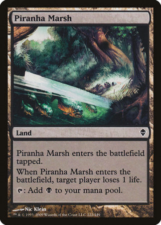 Piranha Marsh [Zendikar] | Gate City Games LLC