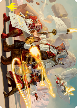 Lorehold Command Art Card (Gold-Stamped Signature) [Strixhaven: School of Mages Art Series] | Gate City Games LLC