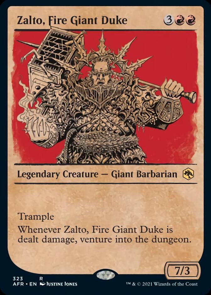 Zalto, Fire Giant Duke (Showcase) [Dungeons & Dragons: Adventures in the Forgotten Realms] | Gate City Games LLC