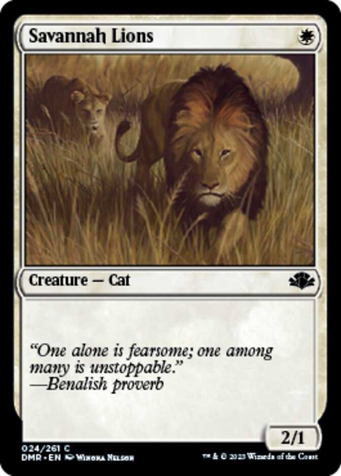 Savannah Lions [Dominaria Remastered] | Gate City Games LLC