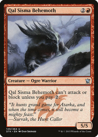 Qal Sisma Behemoth [Dragons of Tarkir] | Gate City Games LLC