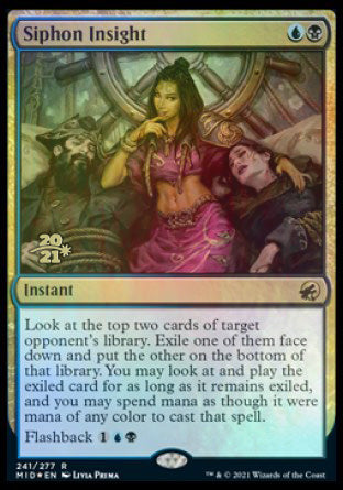 Siphon Insight [Innistrad: Midnight Hunt Prerelease Promos] | Gate City Games LLC
