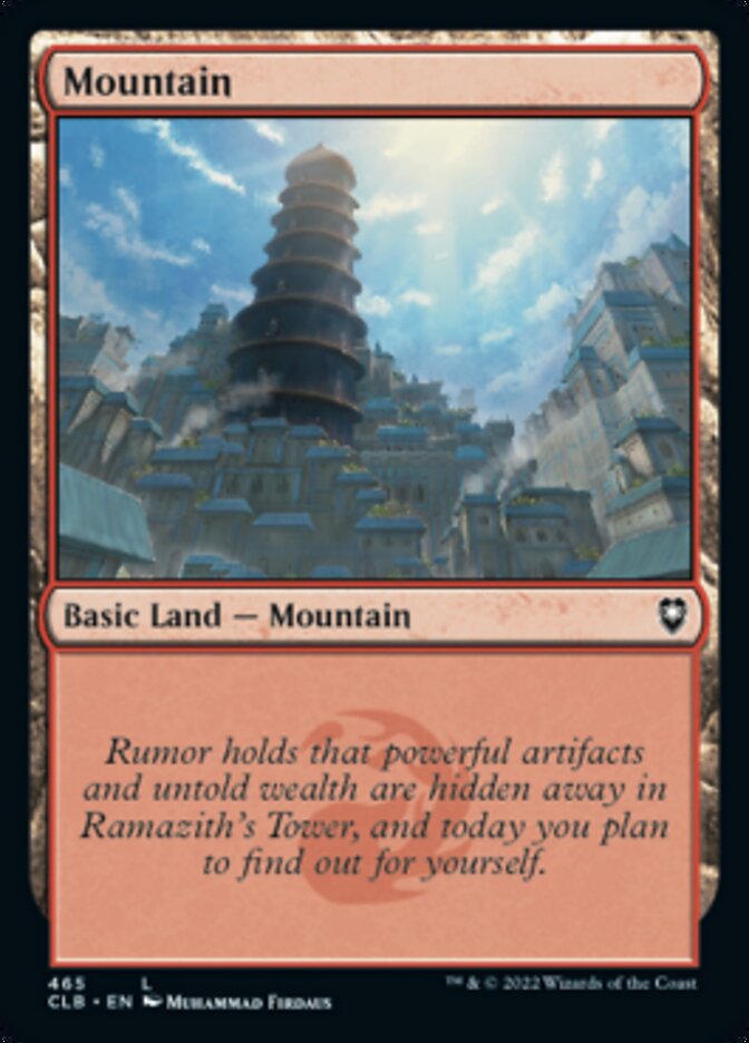 Mountain (465) [Commander Legends: Battle for Baldur's Gate] | Gate City Games LLC