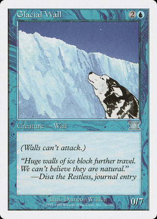 Glacial Wall [Classic Sixth Edition] | Gate City Games LLC