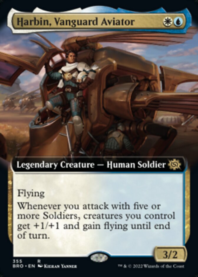 Harbin, Vanguard Aviator (Extended Art) [The Brothers' War] | Gate City Games LLC