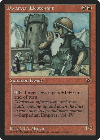 Dwarven Lieutenant [Fallen Empires] | Gate City Games LLC