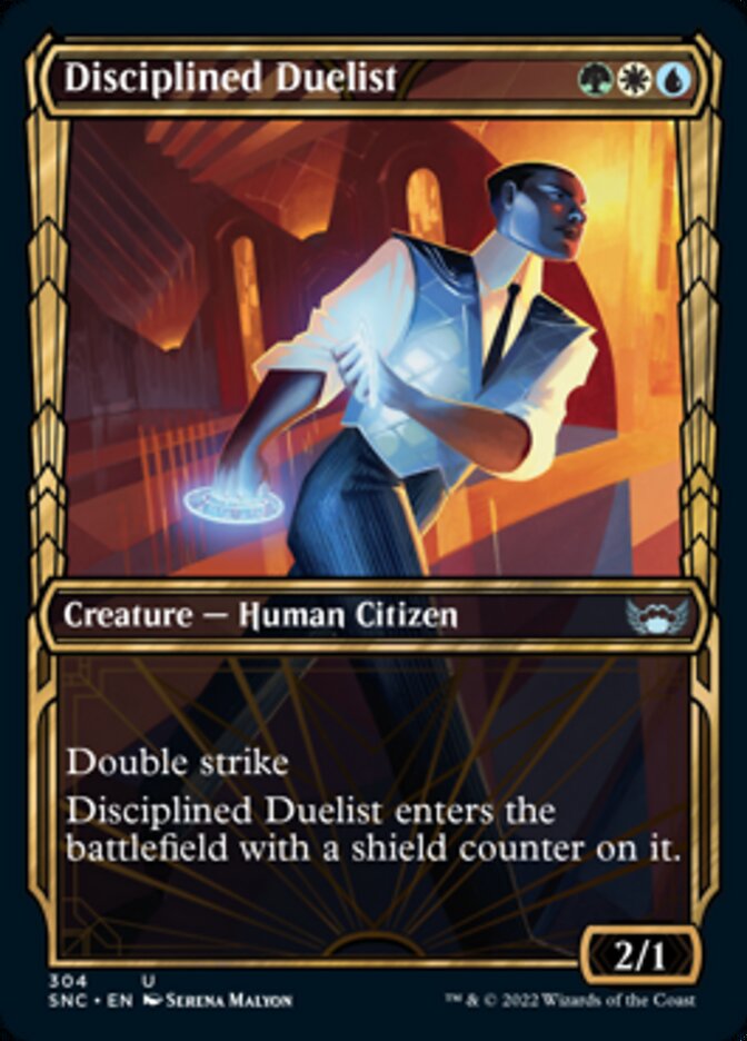 Disciplined Duelist (Showcase Golden Age) [Streets of New Capenna] | Gate City Games LLC