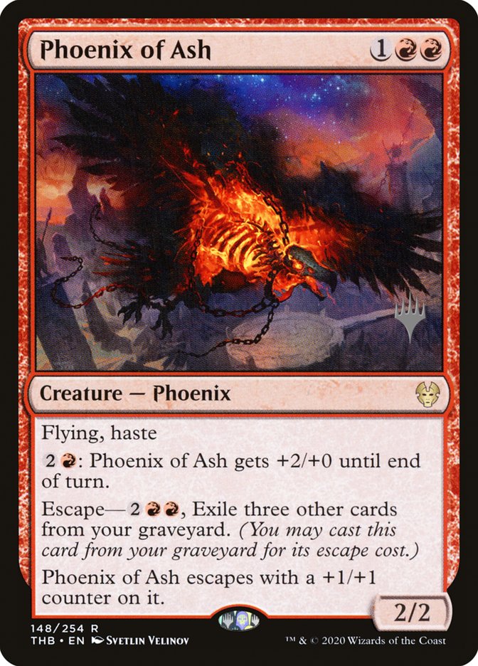 Phoenix of Ash (Promo Pack) [Theros Beyond Death Promos] | Gate City Games LLC