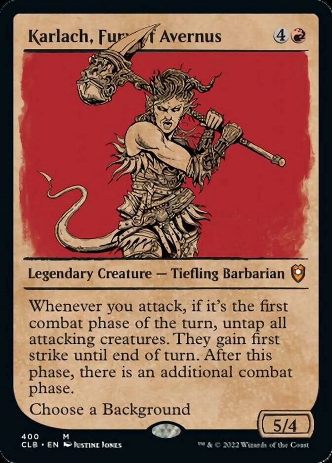 Karlach, Fury of Avernus (Showcase) [Commander Legends: Battle for Baldur's Gate] | Gate City Games LLC