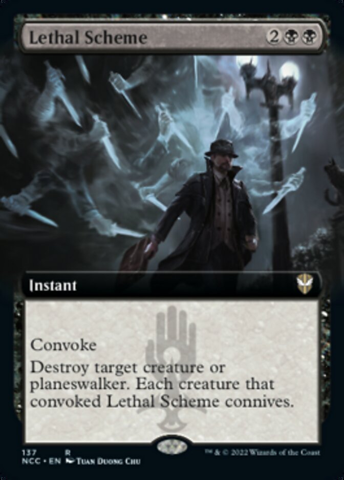 Lethal Scheme (Extended Art) [Streets of New Capenna Commander] | Gate City Games LLC