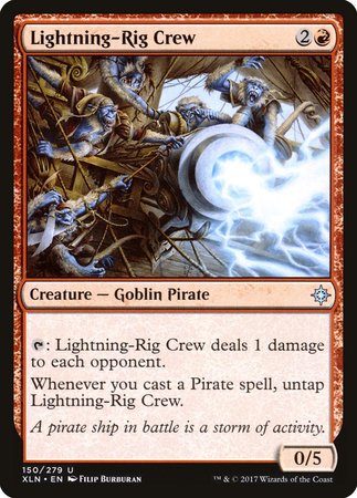 Lightning-Rig Crew [Ixalan] | Gate City Games LLC