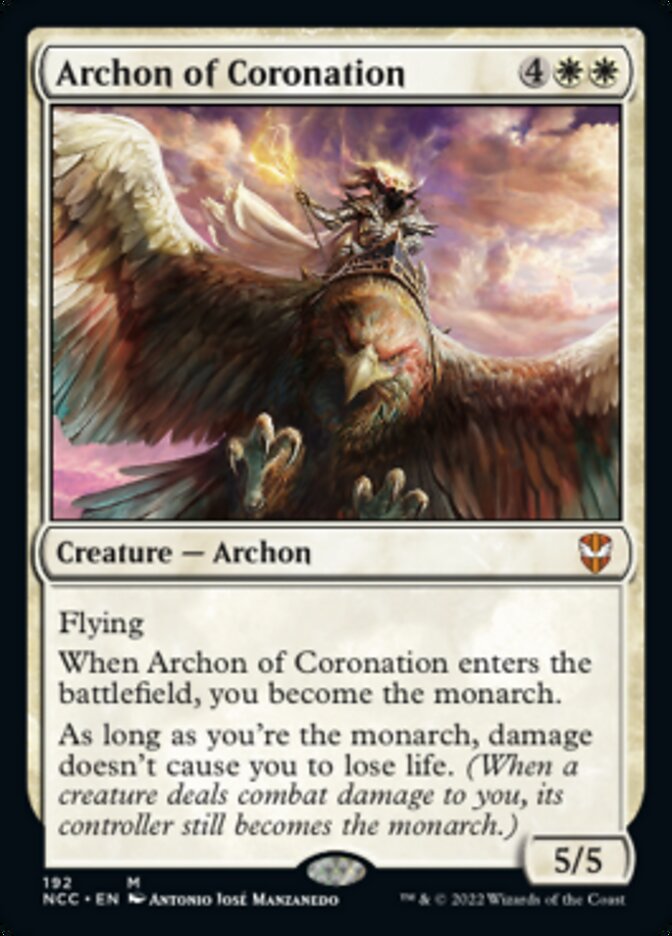 Archon of Coronation [Streets of New Capenna Commander] | Gate City Games LLC