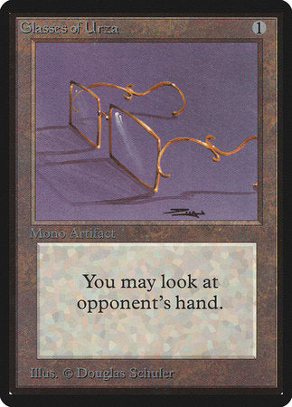 Glasses of Urza [Limited Edition Beta] | Gate City Games LLC