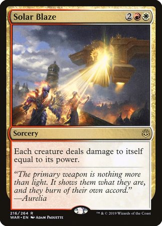 Solar Blaze [War of the Spark] | Gate City Games LLC