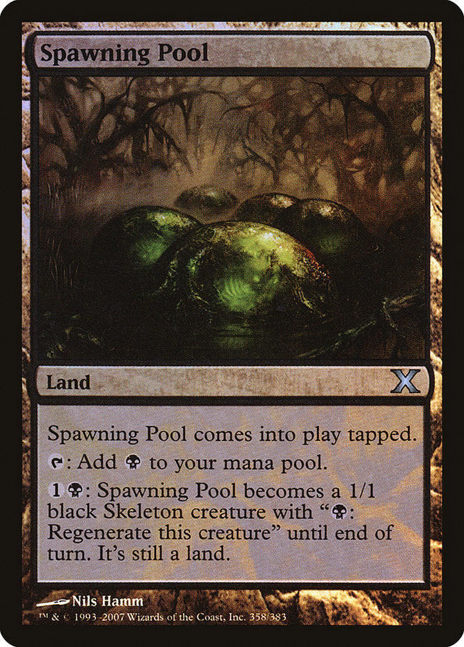 Spawning Pool (Premium Foil) [Tenth Edition] | Gate City Games LLC