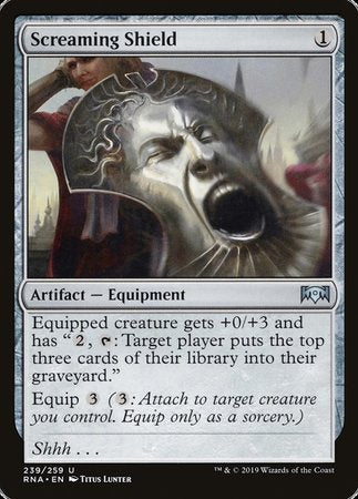 Screaming Shield [Ravnica Allegiance] | Gate City Games LLC