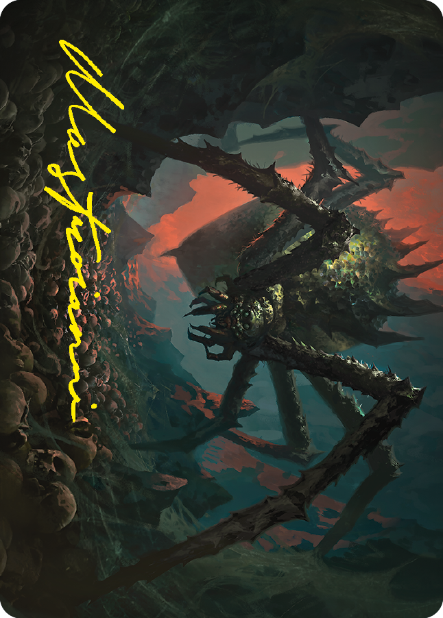Shelob, Child of Ungoliant Art Card (Gold-Stamped Signature) [The Lord of the Rings: Tales of Middle-earth Art Series] | Gate City Games LLC