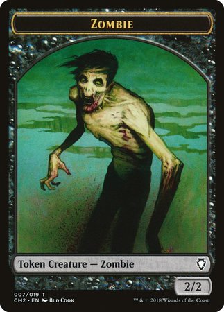 Zombie Token [Commander Anthology Volume II Tokens] | Gate City Games LLC