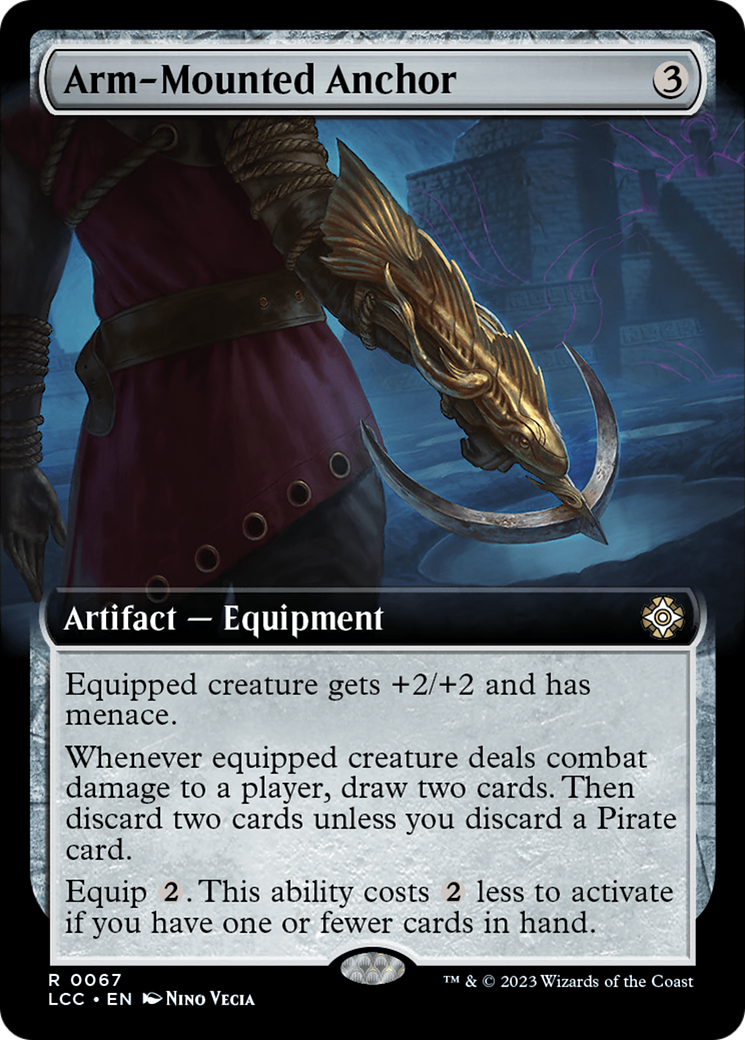 Arm-Mounted Anchor (Extended Art) [The Lost Caverns of Ixalan Commander] | Gate City Games LLC