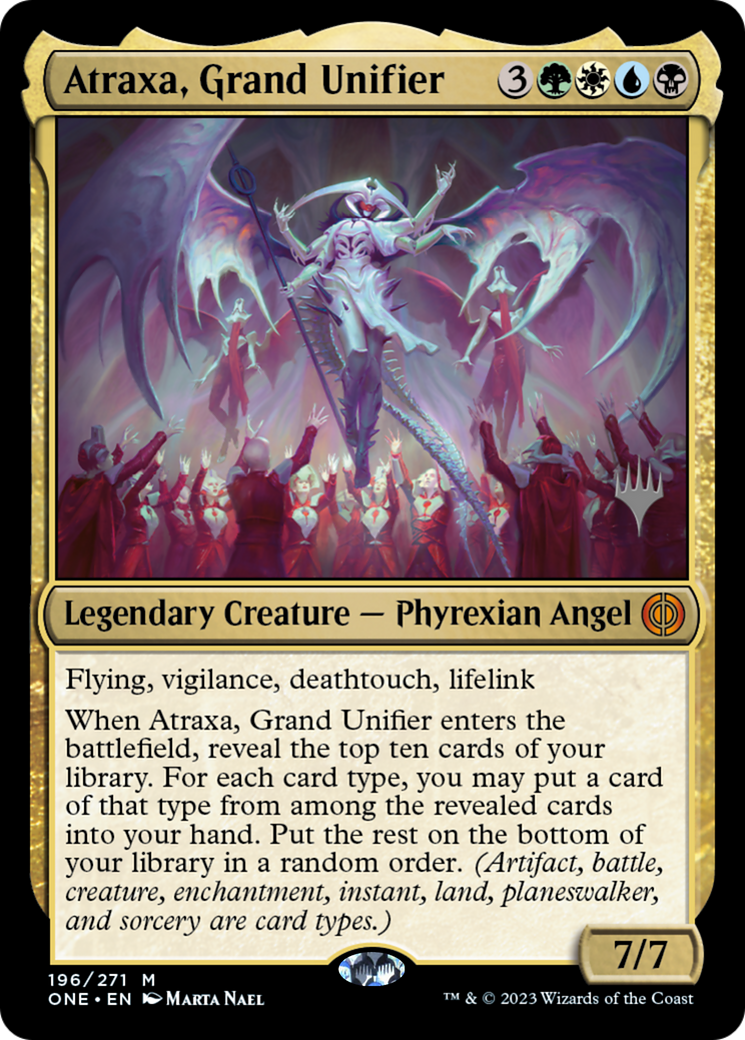 Atraxa, Grand Unifier (Promo Pack) [Phyrexia: All Will Be One Promos] | Gate City Games LLC