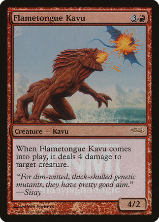 Flametongue Kavu [Friday Night Magic 2005] | Gate City Games LLC