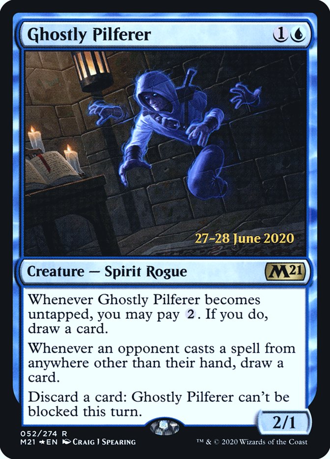 Ghostly Pilferer  [Core Set 2021 Prerelease Promos] | Gate City Games LLC