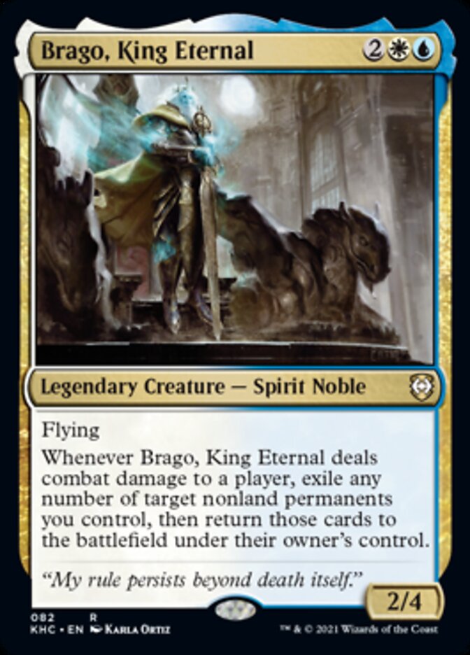 Brago, King Eternal [Kaldheim Commander] | Gate City Games LLC