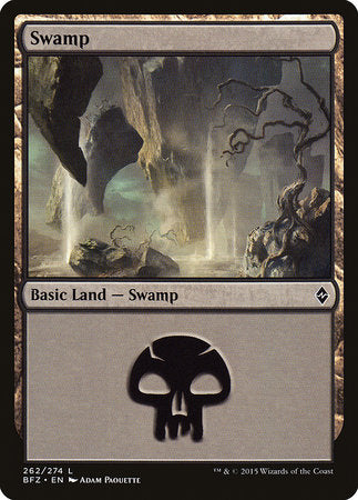 Swamp (262) [Battle for Zendikar] | Gate City Games LLC