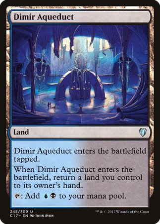 Dimir Aqueduct [Commander 2017] | Gate City Games LLC