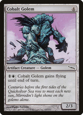 Cobalt Golem [Mirrodin] | Gate City Games LLC