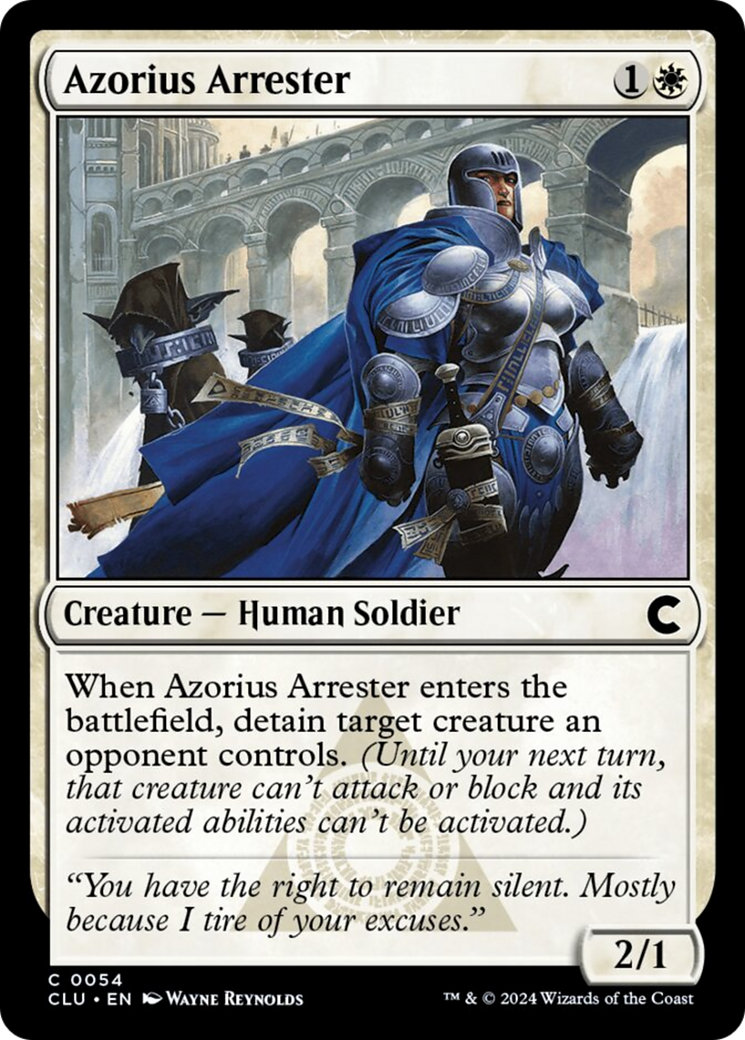 Azorius Arrester [Ravnica: Clue Edition] | Gate City Games LLC