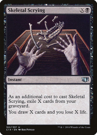 Skeletal Scrying [Commander 2014] | Gate City Games LLC