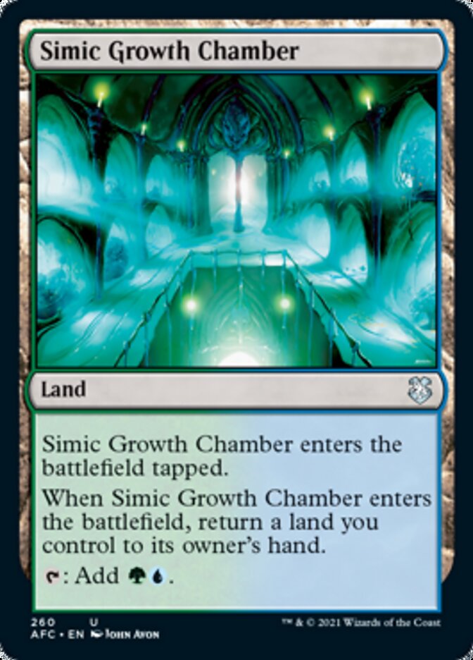 Simic Growth Chamber [Dungeons & Dragons: Adventures in the Forgotten Realms Commander] | Gate City Games LLC