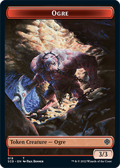 Ogre // Zombie Double-Sided Token [Starter Commander Decks] | Gate City Games LLC