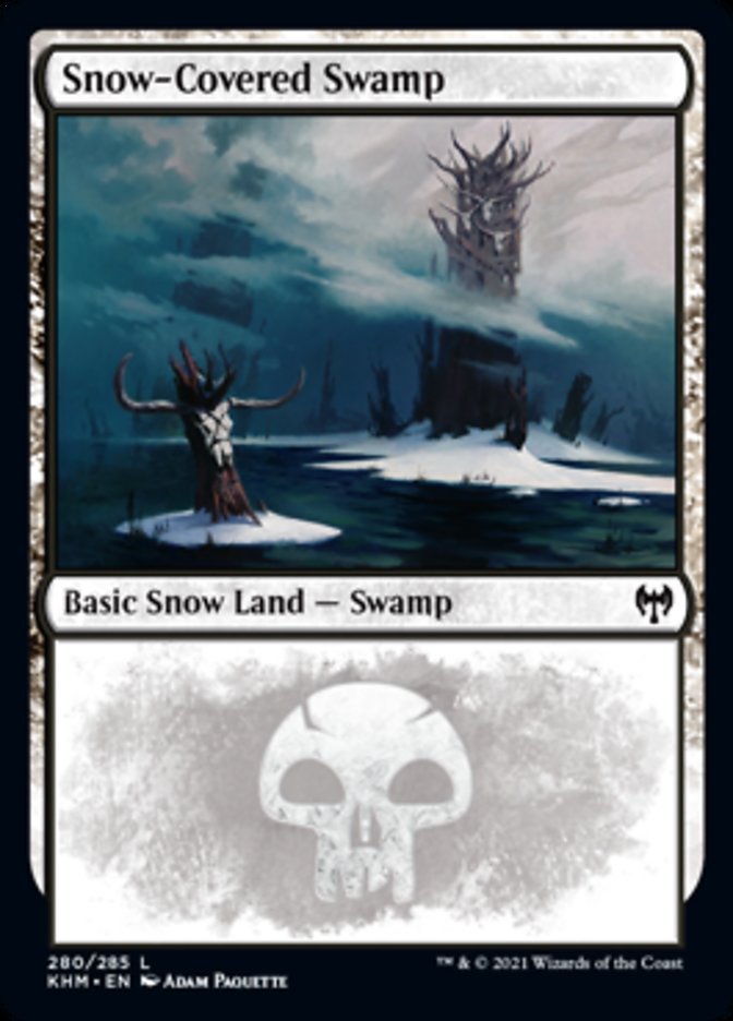 Snow-Covered Swamp (280) [Kaldheim] | Gate City Games LLC
