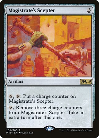 Magistrate's Scepter [Core Set 2019] | Gate City Games LLC