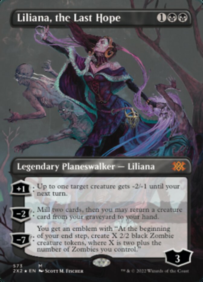 Liliana, the Last Hope (Textured Foil) [Double Masters 2022] | Gate City Games LLC