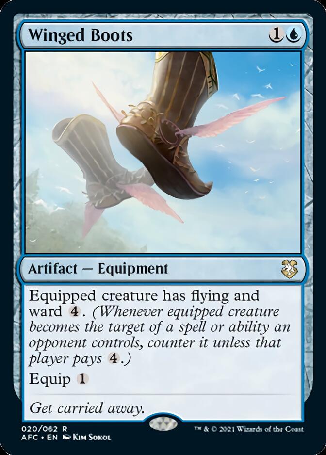 Winged Boots [Dungeons & Dragons: Adventures in the Forgotten Realms Commander] | Gate City Games LLC