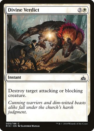 Divine Verdict [Rivals of Ixalan] | Gate City Games LLC