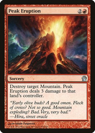 Peak Eruption [Theros] | Gate City Games LLC