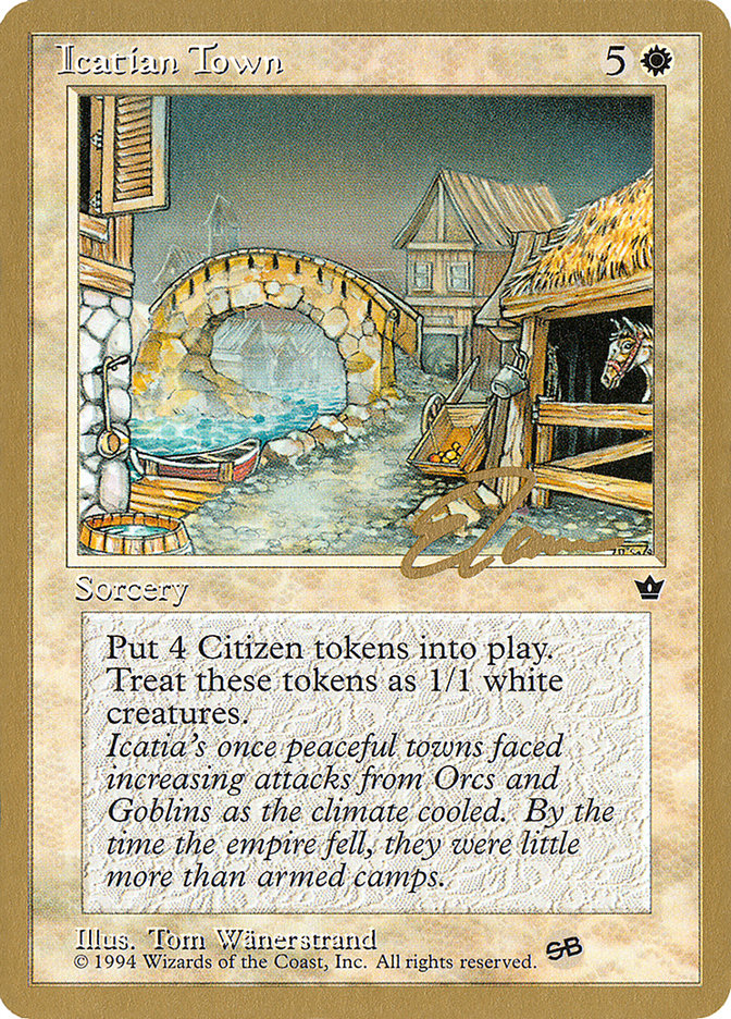 Icatian Town (Eric Tam) (SB) [Pro Tour Collector Set] | Gate City Games LLC