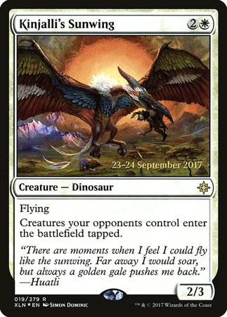 Kinjalli's Sunwing [Ixalan Promos] | Gate City Games LLC