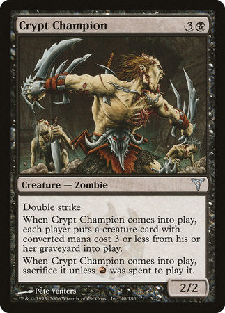 Crypt Champion [Dissension] | Gate City Games LLC