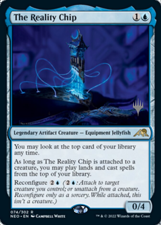 The Reality Chip (Promo Pack) [Kamigawa: Neon Dynasty Promos] | Gate City Games LLC