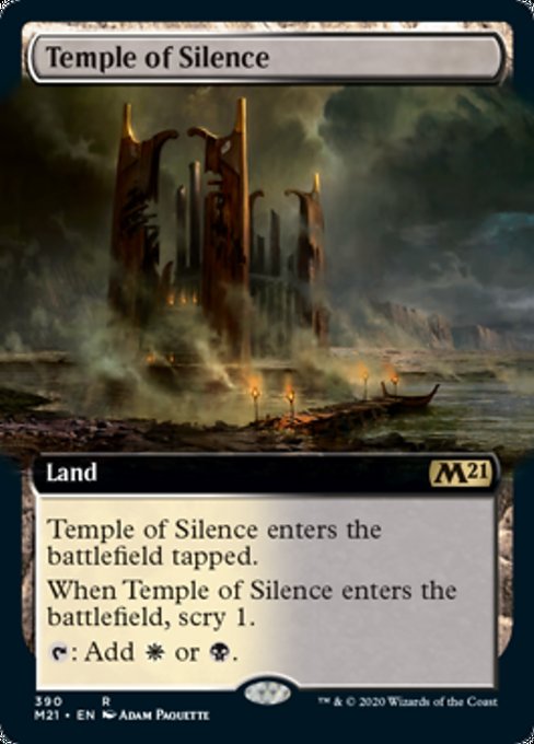 Temple of Silence (Extended Art) [Core Set 2021] | Gate City Games LLC