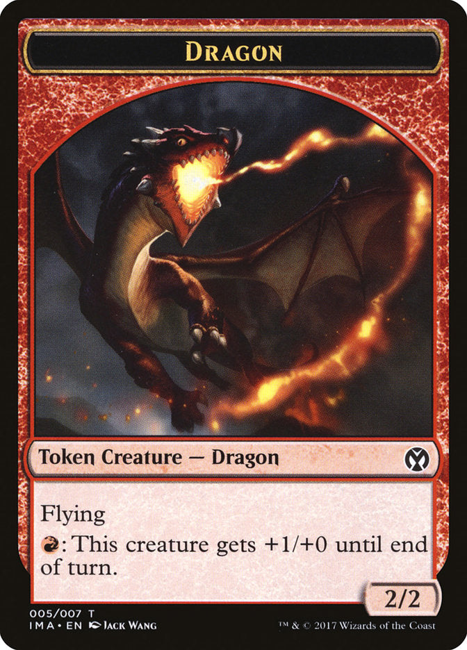 Dragon (005/007) [Iconic Masters Tokens] | Gate City Games LLC