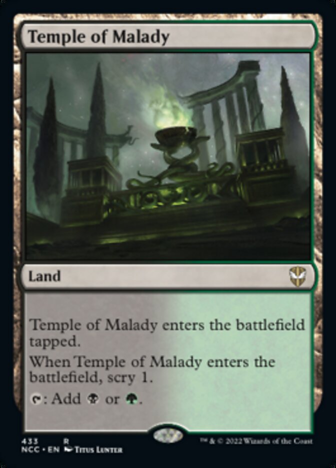 Temple of Malady [Streets of New Capenna Commander] | Gate City Games LLC