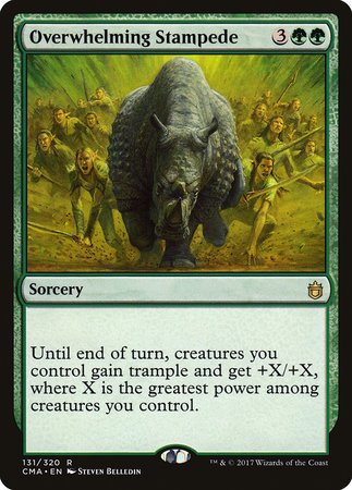 Overwhelming Stampede [Commander Anthology] | Gate City Games LLC